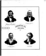 James Saunders, Theodore Wilmer, John Holmes, Nathaniel Hunter, Decatur County 1882